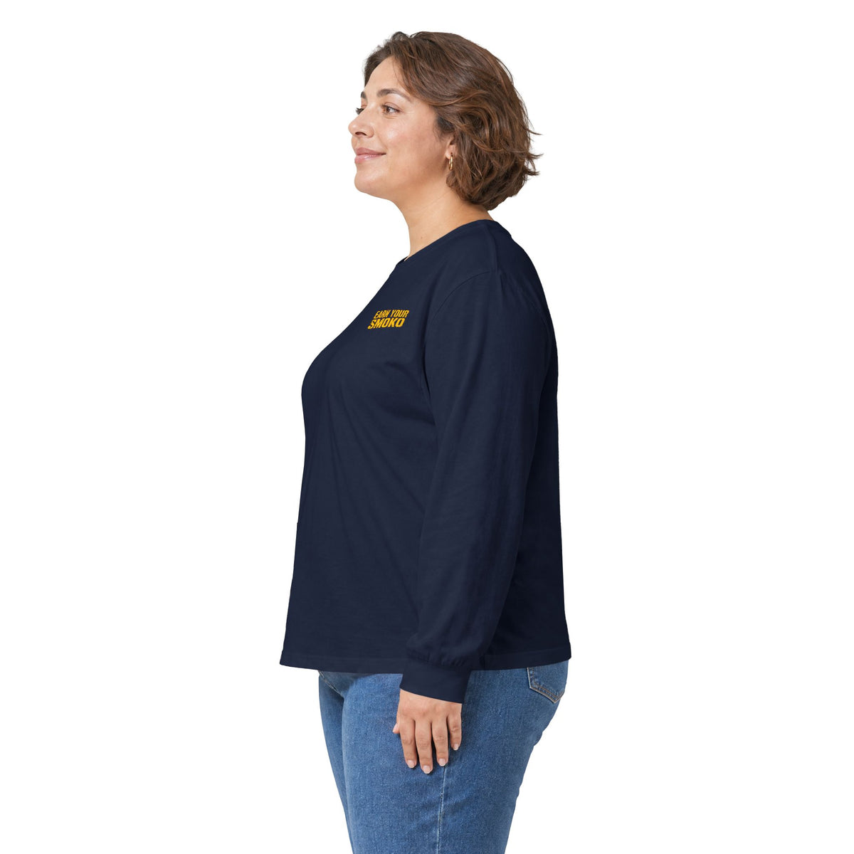 EARN YOUR SMOKO - Long Sleeve Heavyweight Tee