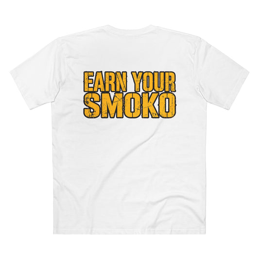 Earn Your Smoko - Front & Back Heavyweight Tee