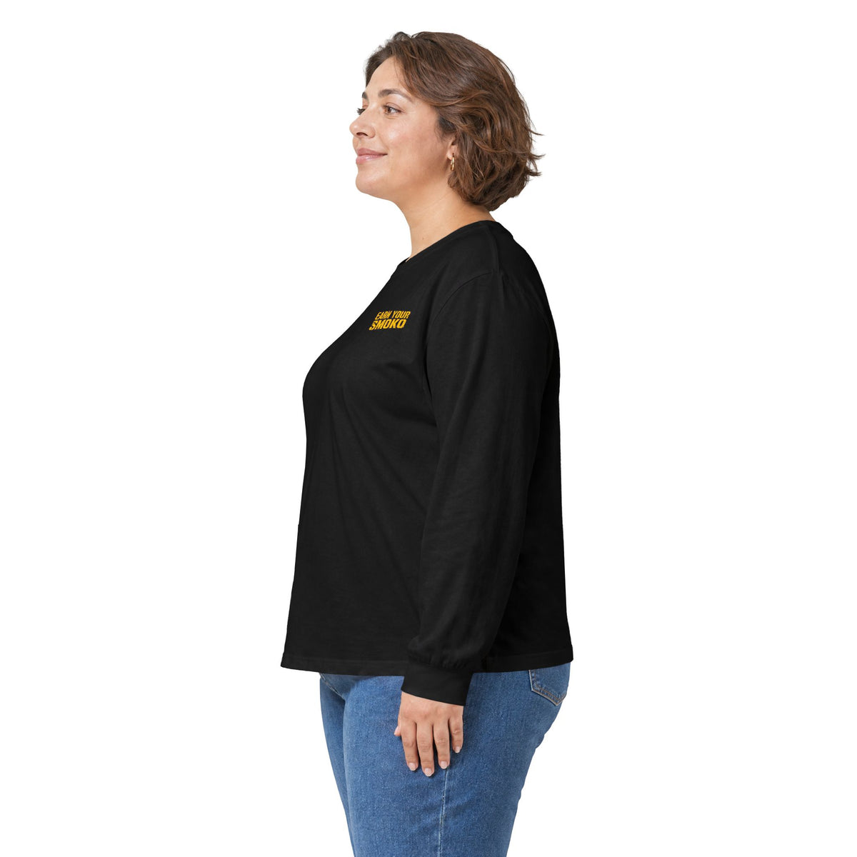 EARN YOUR SMOKO - Long Sleeve Heavyweight Tee